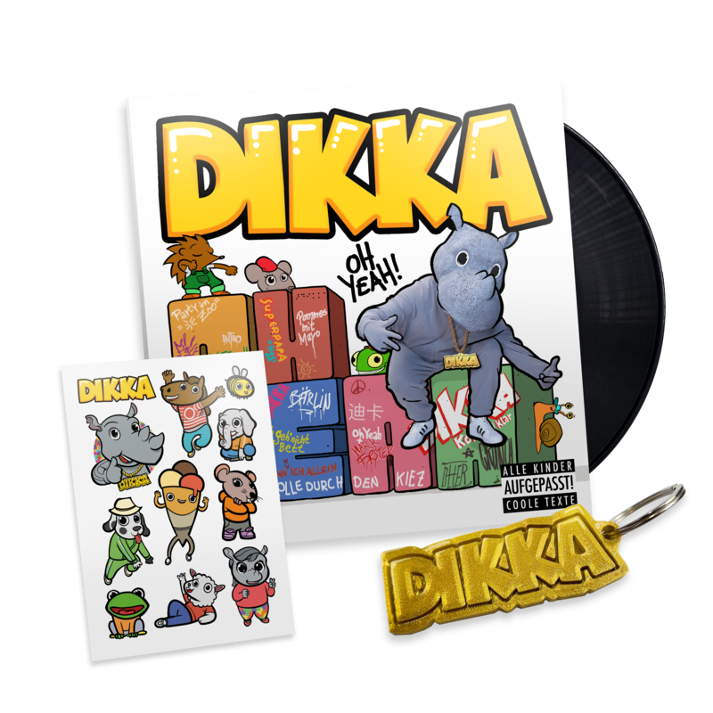 Oh Yeah! by DIKKA - Exkl. Fan Bundle: signierte LP + Tattoos + Schlüsselanhänger - shop now at DIKKA store
