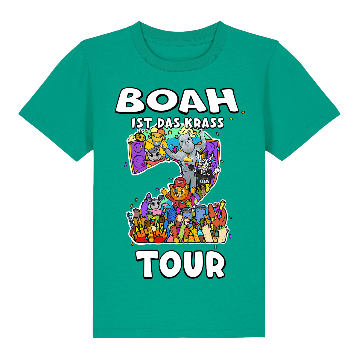 DIKKA BOAH ist das Krass 2 Blau-Ersatzrohware Kinder Shirt 463407