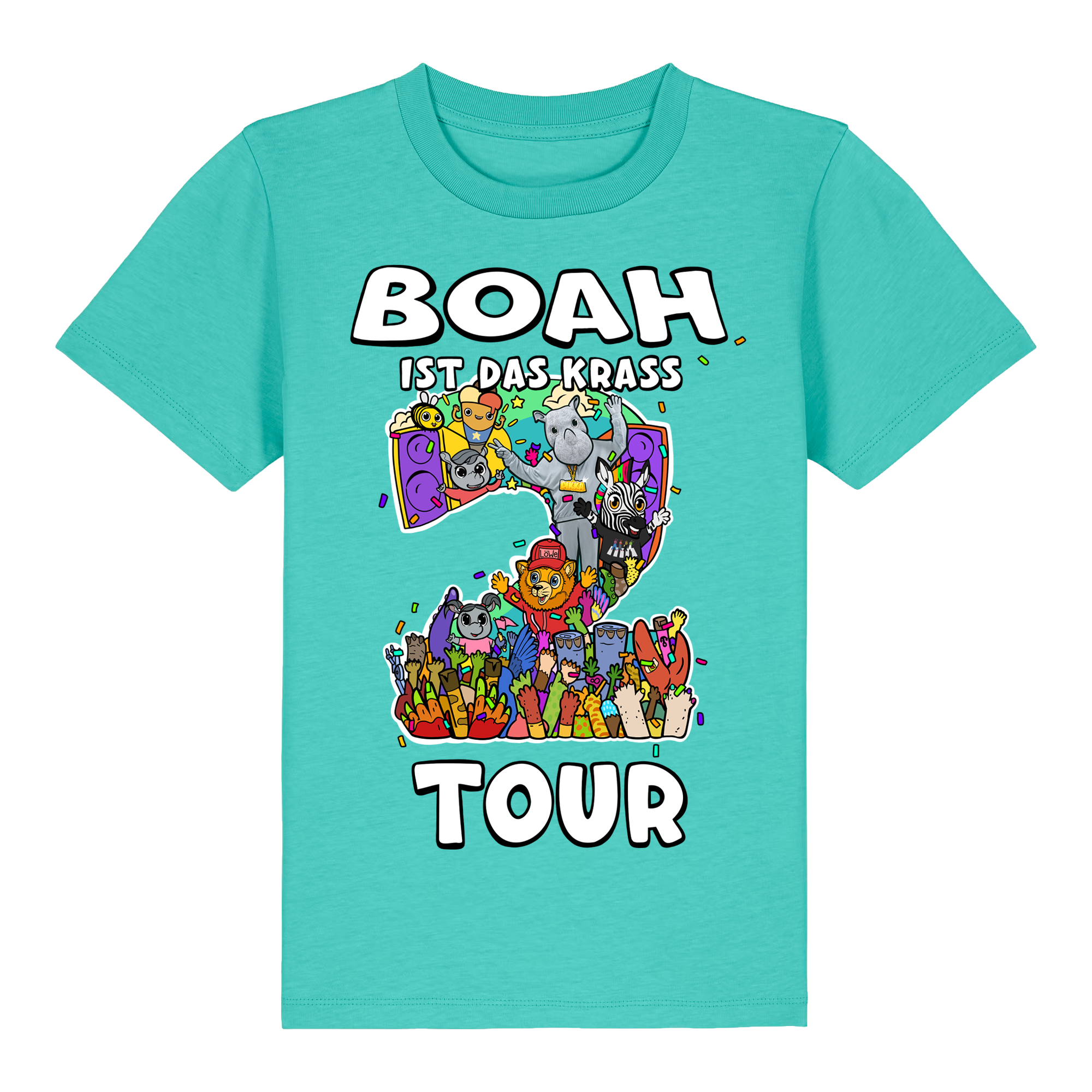 DIKKA BOAH ist das Krass 2 Blau Kinder Shirt 441477