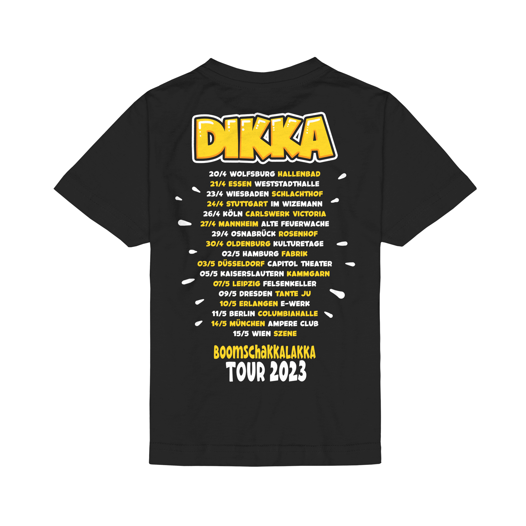 DIKKA Boomschakkalakka Tour 2023 Kinder Shirt 285917