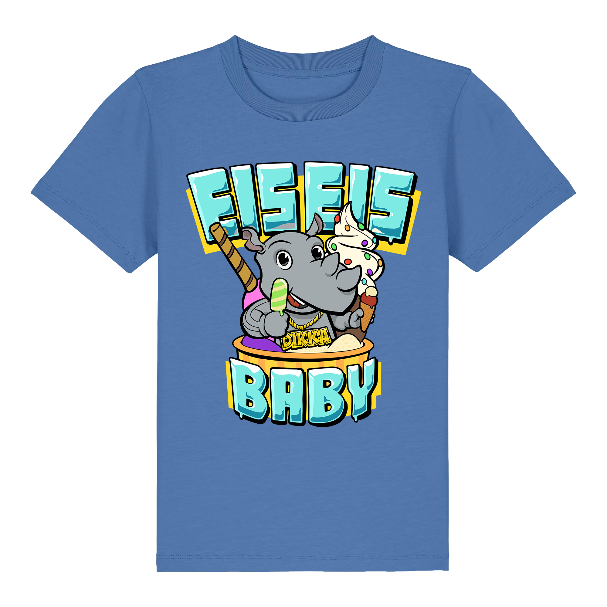 DIKKA Eis Eis Baby Blau T-Shirt 441489